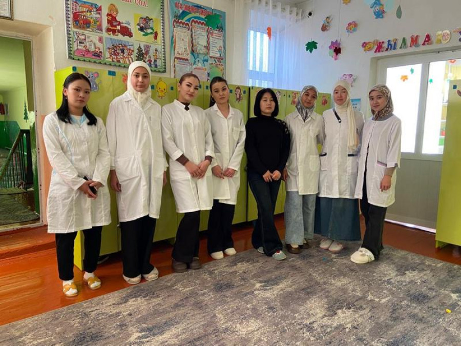 Мектепке
чейинки билим берүү адистигинин студенттерин практикага жайгаштыруу учуру 