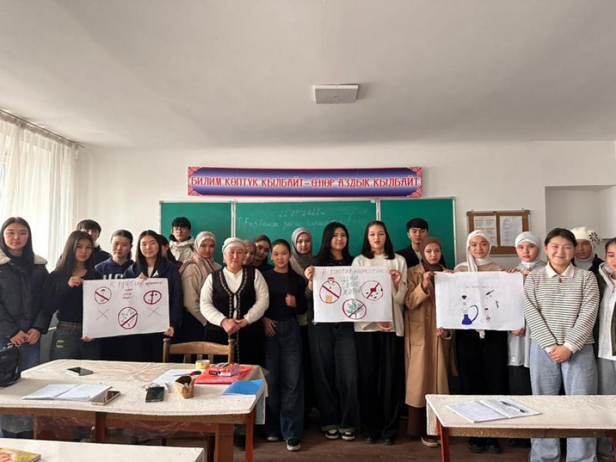 “Мы
против наркомании”