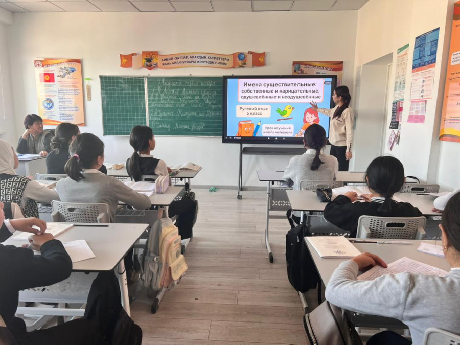 Visit to the Open Lesson in Grade 5 on the Topic “Noun”