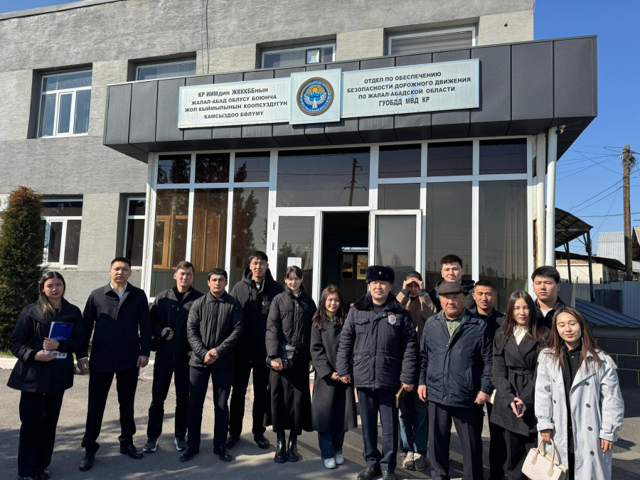 Жумуш ордунда окутуу: Жалал-Абад областтык Жол кыймылынын коопсуздугун камсыздоо бөлүмүндө