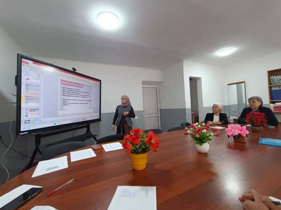 Педагогикалык колледжде мастер-класс өткөрүлдү