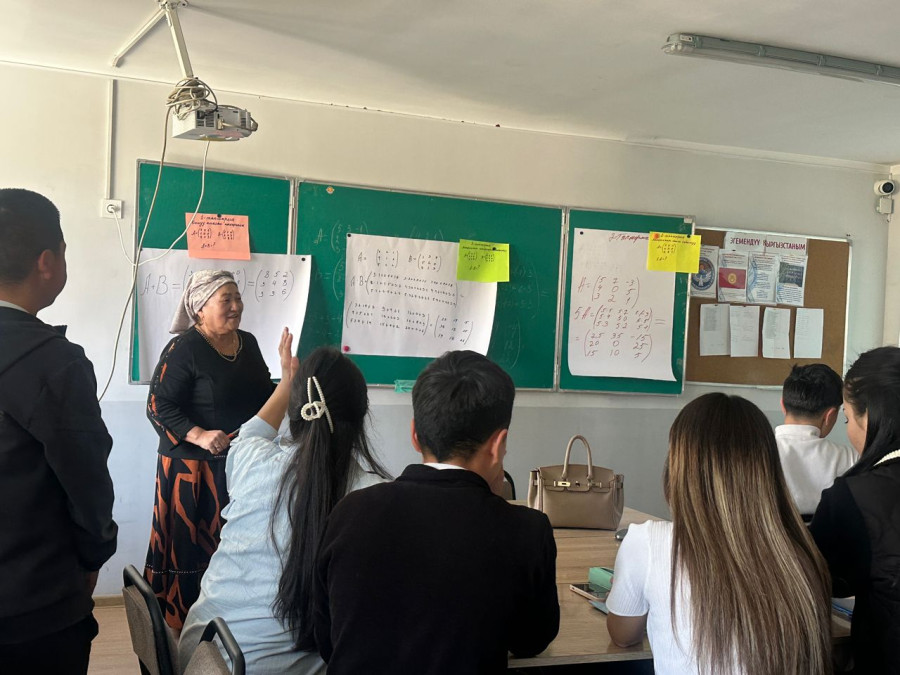 Ачык сабактарды өтүү боюнча бир айлык иш-чаранын жүрүшү