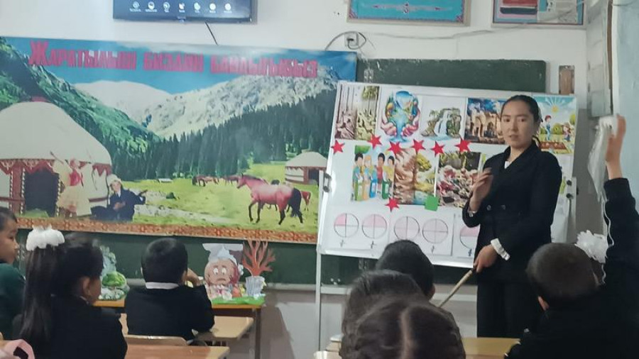 «Биздин айлана-чөйрө» темасында ачык сабакайлана-чөйрө» темасында ачык сабак