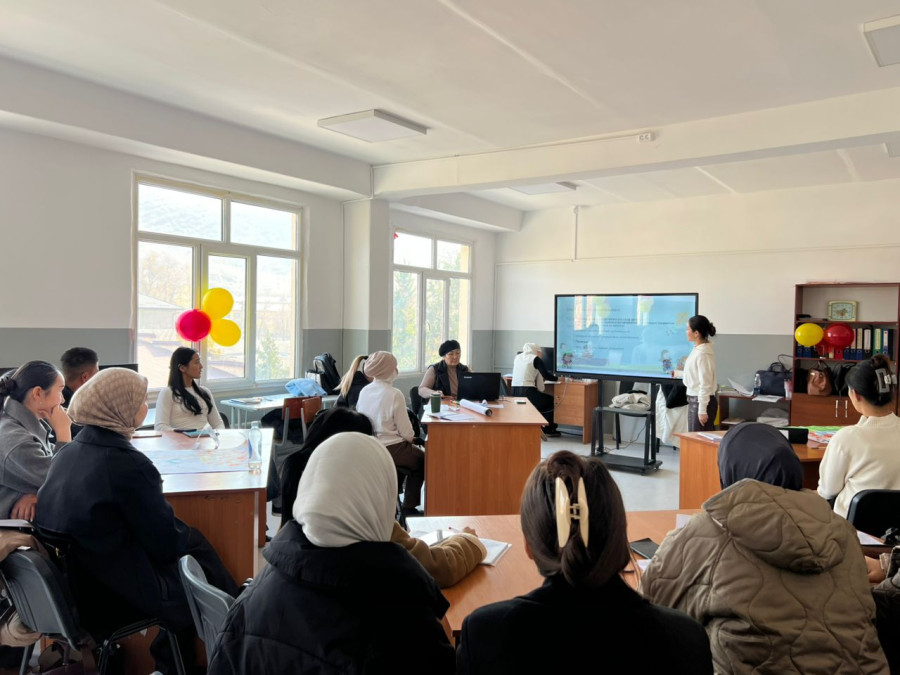 Организация обучения на рабочем месте студентов группы РЯЛ-1-23 в сш №4 г. Манас