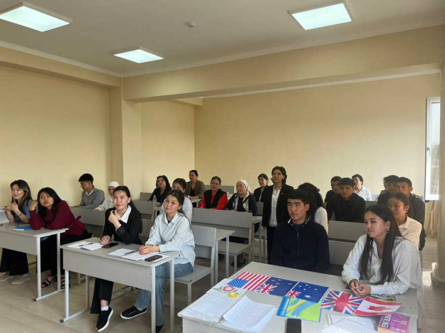 “English speaking countries” темасында ачык сабак өтүлдү