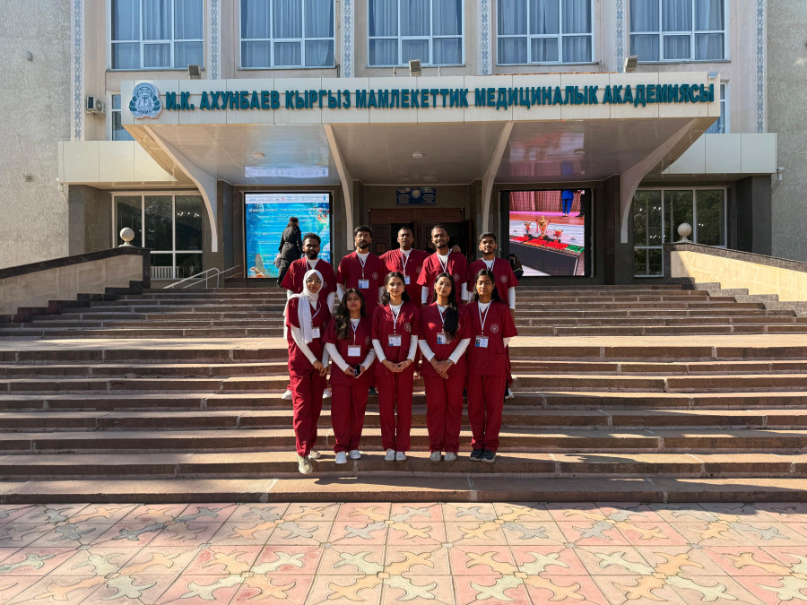 «Клинические корреляторы» ЖАГУ на международной арене: успех первого дня олимпиады «Medical Skills»