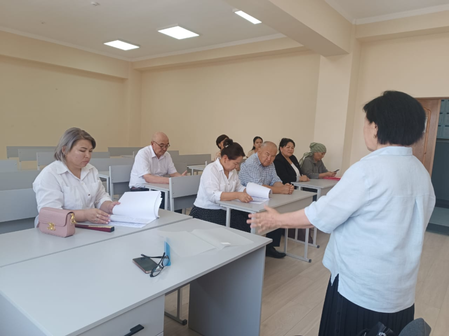 Кыргыз тили жана адабияты кафедрасында жаңы окуу жылына карата НББП талкууланды