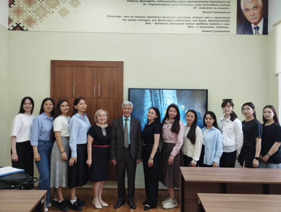 In Bashkortostan on the topic “folklore and folklore studies in XXI century” F.I. D., Professor R.A. At the scientific and practical conference dedicated to the 70th anniversary of Sultangarieva, Professor I.Abduvaliev made a presentation on ”mythical motifs in the epics "Er- Toshtuk” and ”Ural-Batyr". (05/28/2025)