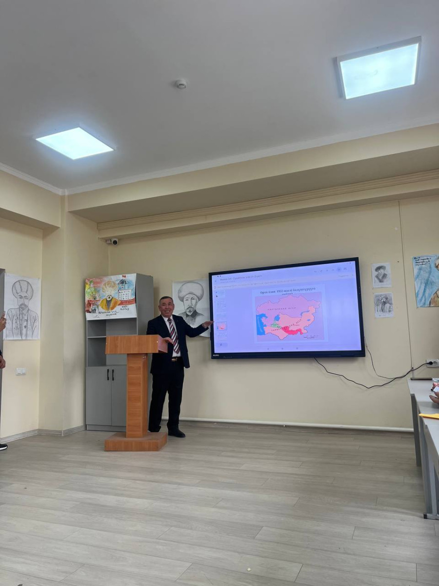 КЫРГЫЗ ЭЛИНИН КӨРҮНҮКТҮҮ МАМЛЕКЕТТИК ЖАНА САЯСИЙ ИШМЕРИ А. ОРОЗБЕКОВ  ЖАЛАЛ- АБАД ПЕДТЕХНИКУМУНУН “А...