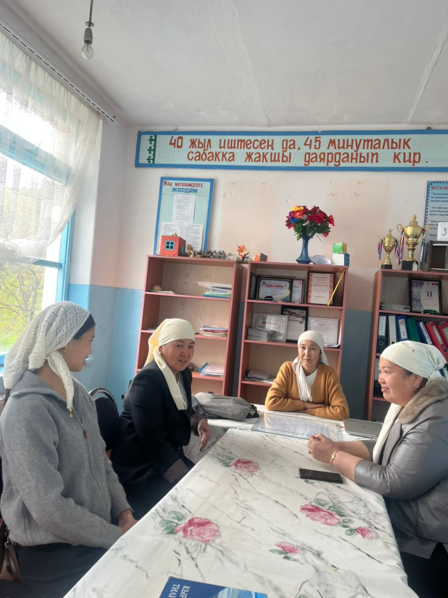 “Адаптациялык-педагогикалык практика шартында болочок математика мугалимдеринин кесиптик компетенттү...