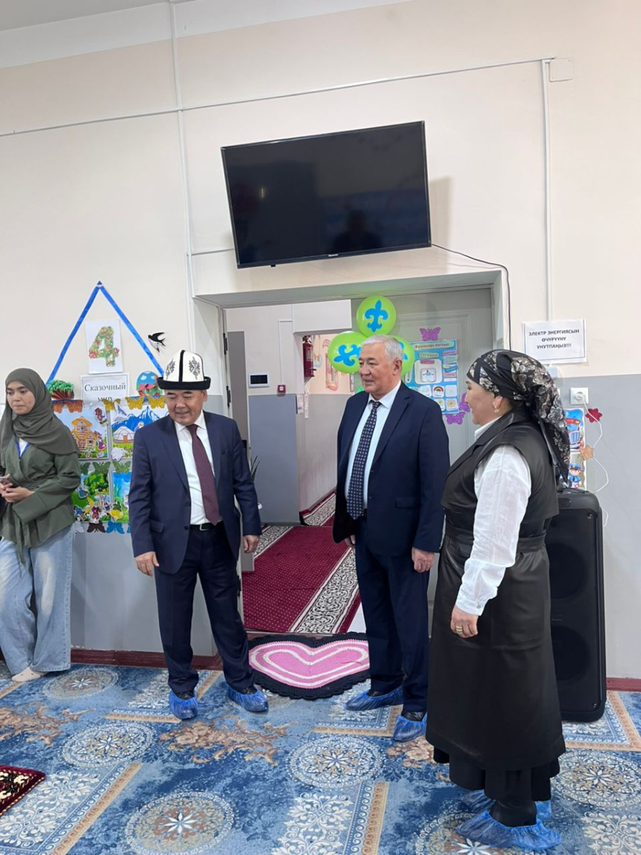A distinguished guest was welcomed at the preschool education organization of Jalal-Abad State Unive...