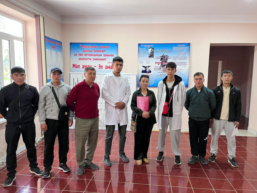 КМТШИ жана Ветеринария адистиктери өндүрүштүк практикага жайгаштырылды!