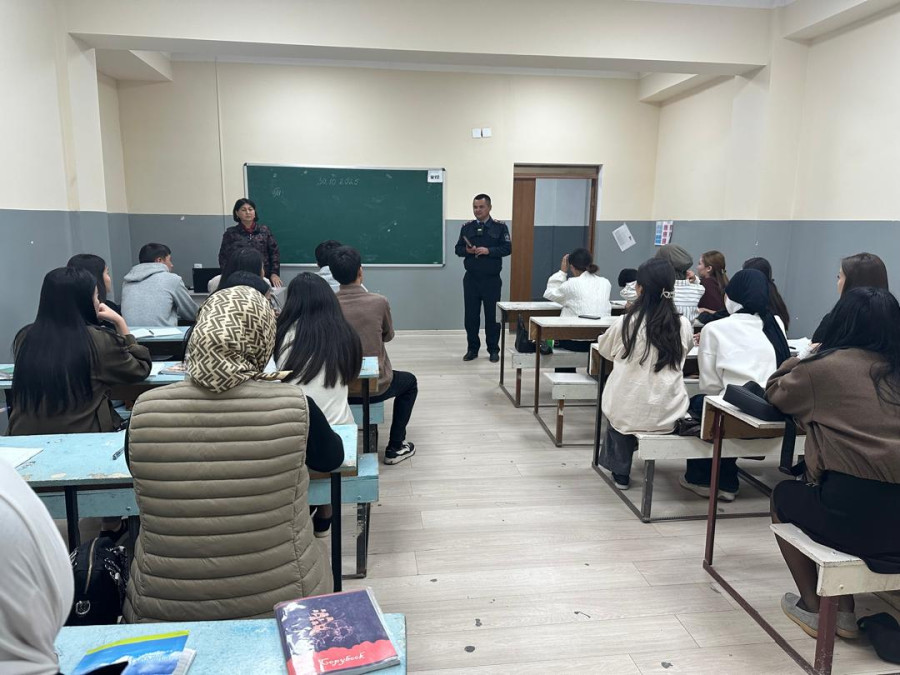 A Meeting with Law Enforcement Representatives Held at the College of Economics and Law