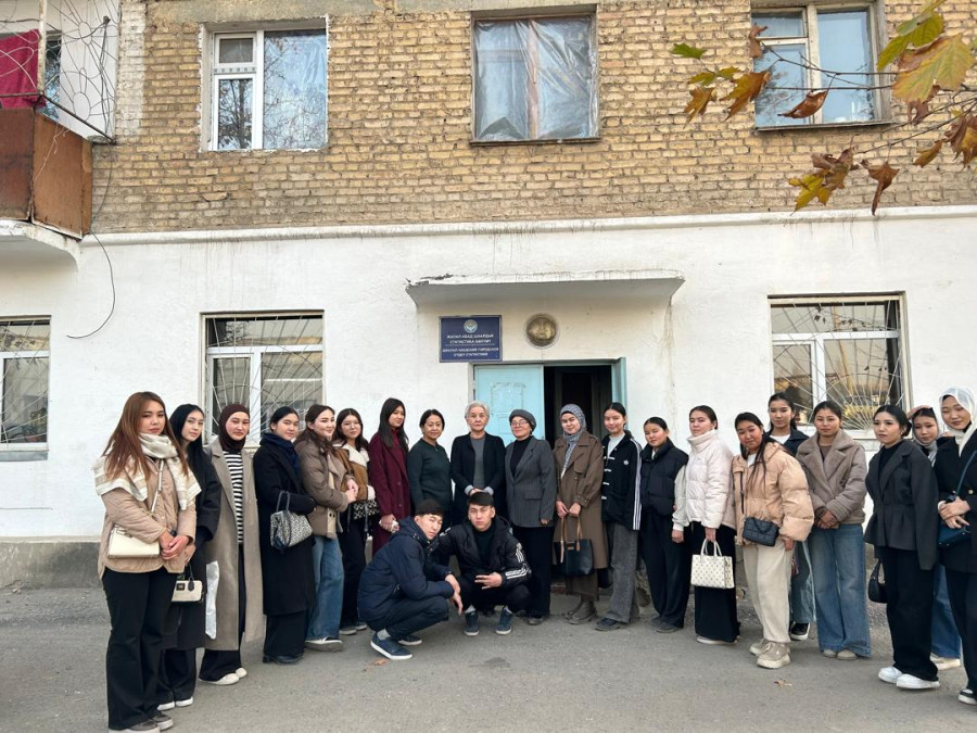 Практическое занятие в Манасском городском отделе статистики