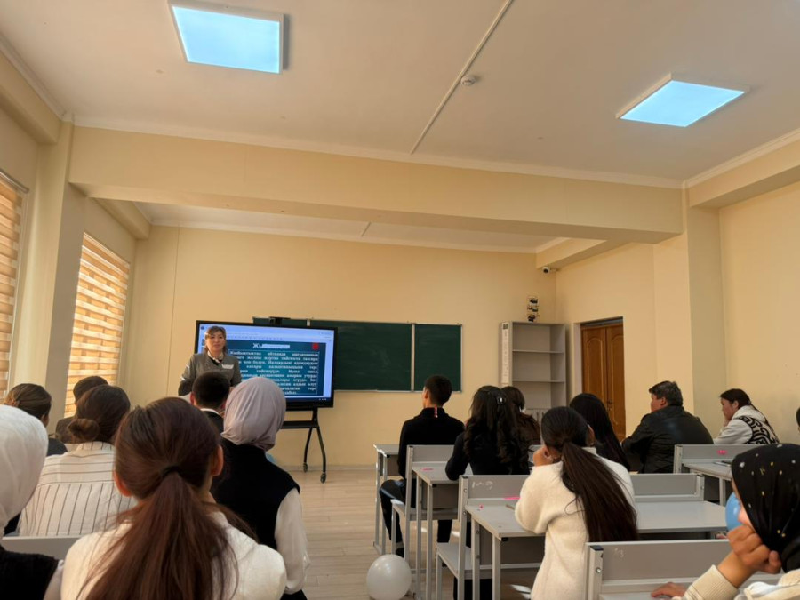 A lecturer of ZHAMU, A.A. Tashmatova, trainer of OshSU’s Industrial-Pedagogical College, Director of...