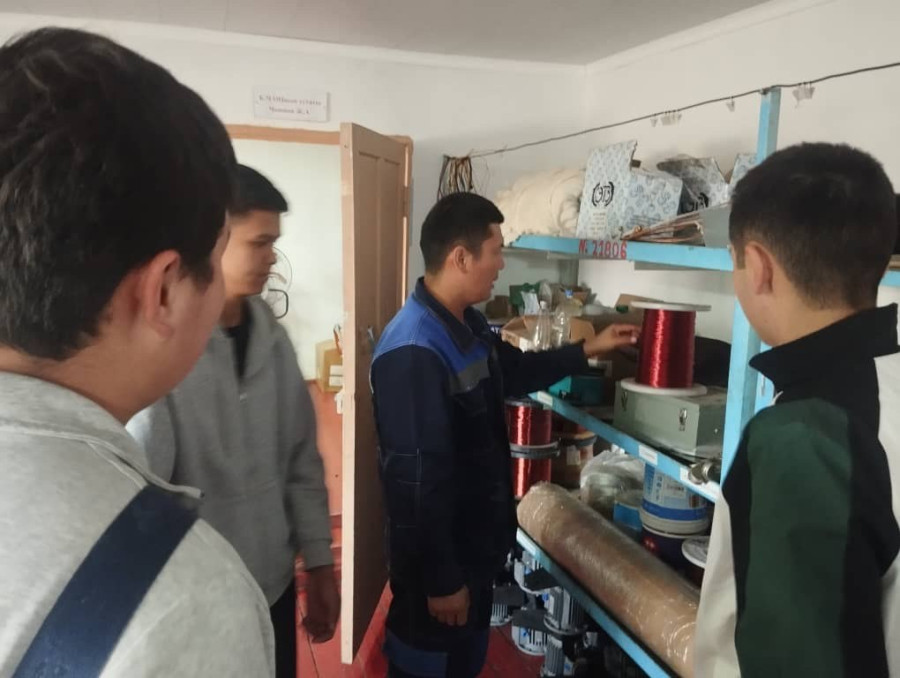 ЭЛЕКТР
КЫЙМЫЛДАТКЫЧТАРЫНЫН  ОРОМДОРУН КАЙРА ОРОО
ТЕМАСЫНДА  ӨТКӨРҮЛГӨН ДУАЛДЫК ОКУТУУ ИШ-ЧАРАСЫ