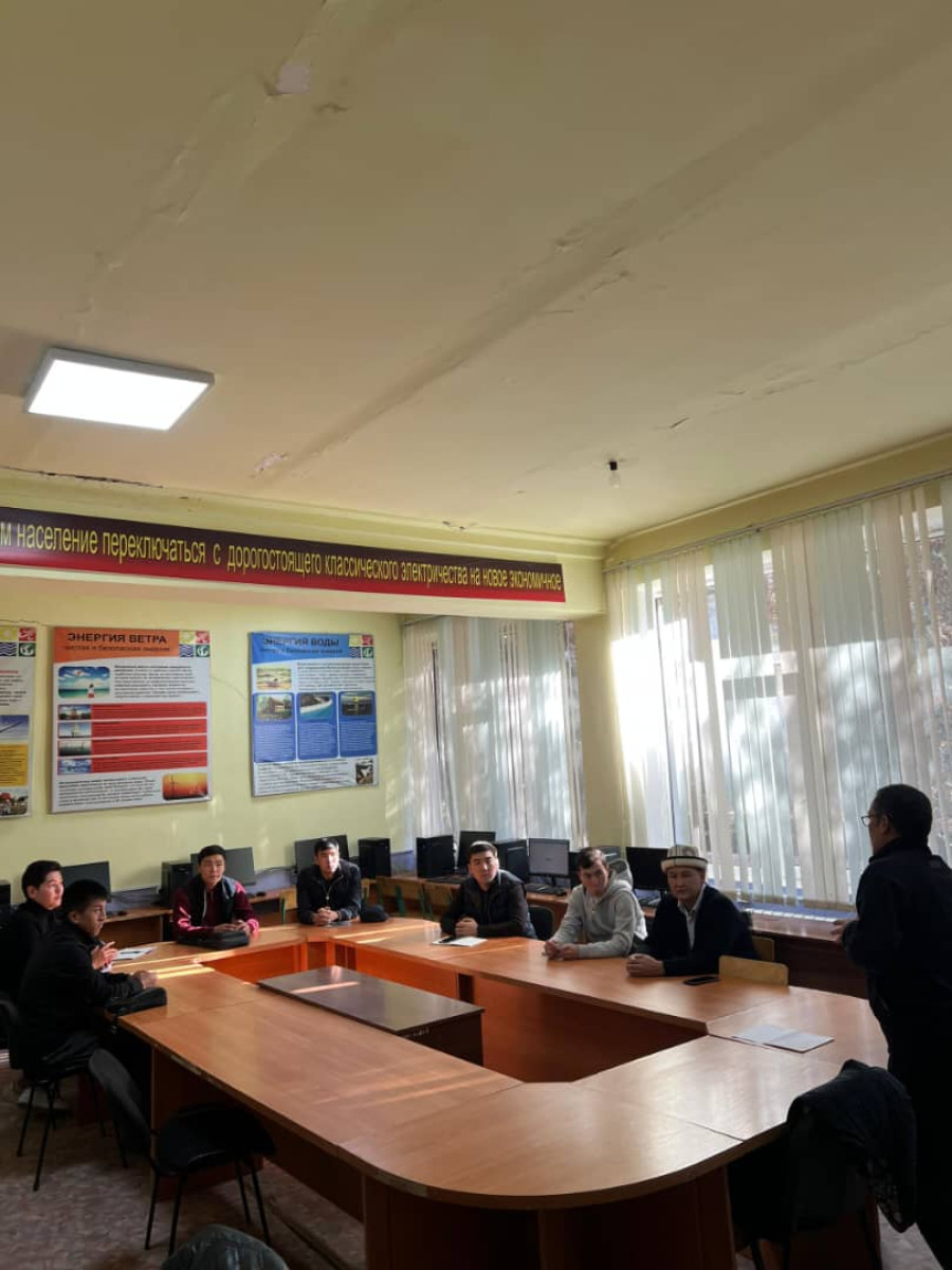 Агрардык-техникалык институтунун «Электроэнергетикалык системалар жана түйүндөр» багытында билим алг...