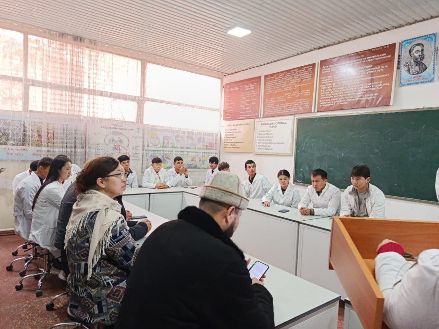 Агрардык-техникалык институтунда “Манас эпосундагы баатырдык, нарк-насил жана биримдик идеялары” жан...