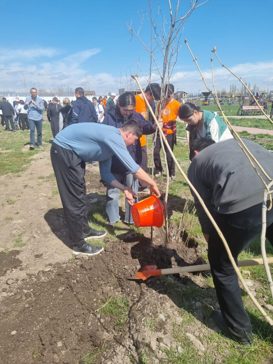 Кыргыз-Орус достук паркында курулуп жаткан Данк аллеясынын алкагында маанилүү экологиялык жана коомд...