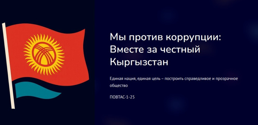 “Биз коррупцияга каршыбыз” темасында куратордук саат өткөрүлдү